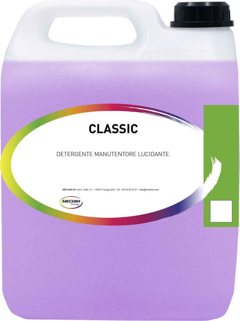 Tanica Classic Mechim, packaging ed etichetta