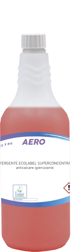 Flacone Eco X Me Aero Mechim, packaging ed etichetta